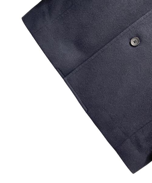 NEWYORKER（ニューヨーカー）NEWYORKER (ニューヨーカー) ステンカラーコート ネイビー サイズ:Mの古着・服飾アイテム