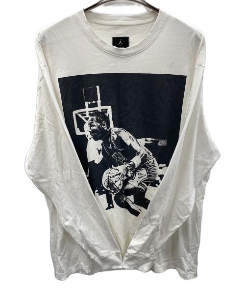 JORDAN（ジョーダン）JORDAN (ジョーダン) UNION (ユニオン) ロングスリーブカットソー ホワイト サイズ:Lの古着・服飾アイテム