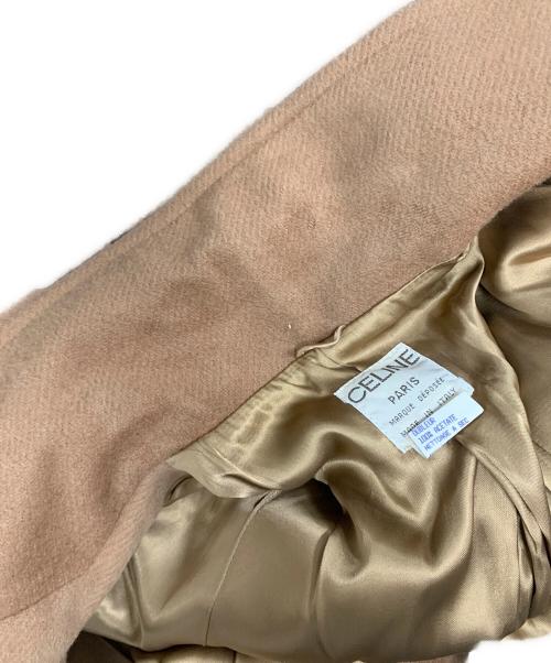 CELINE（セリーヌ）CELINE (セリーヌ) ウールコート ライトブラウン サイズ:42の古着・服飾アイテム