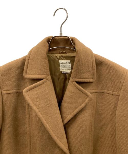 CELINE（セリーヌ）CELINE (セリーヌ) ウールコート ライトブラウン サイズ:42の古着・服飾アイテム