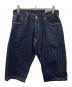 EVISU (エヴィス) SIOTANI BROTHERS (塩谷ブラザーズ) ハーフデニムパンツ インディゴ サイズ:32：8000円