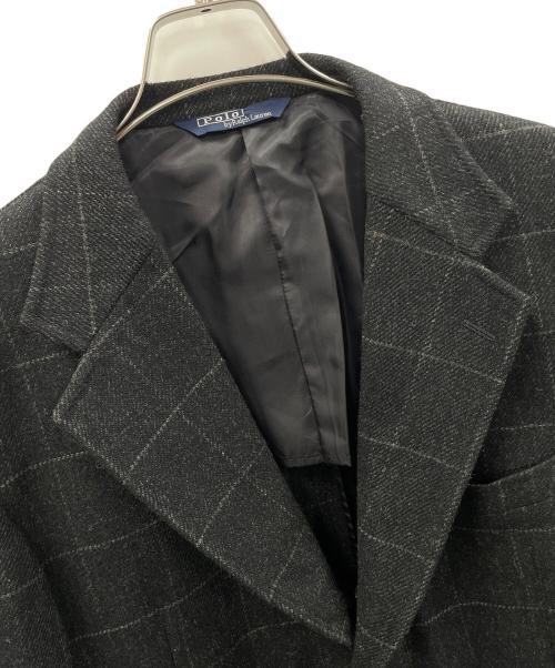 POLO RALPH LAUREN（ポロ・ラルフローレン）POLO RALPH LAUREN (ポロ・ラルフローレン) ３ボタンテーラードジャケット ブラック サイズ:LLの古着・服飾アイテム