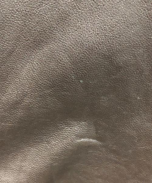Eddie Bauer（エディーバウアー）Eddie Bauer (エディーバウアー) レザーダウンジャケット ダークブラウン サイズ:MENS Lの古着・服飾アイテム