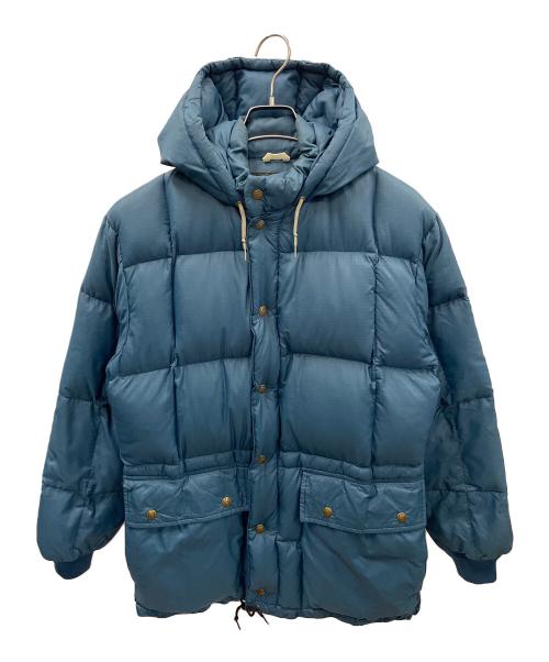 Eddie Bauer（エディーバウアー）Eddie Bauer (エディーバウアー) ダウンジャケット ブルー サイズ:実寸サイズにてご確認下さい。の古着・服飾アイテム