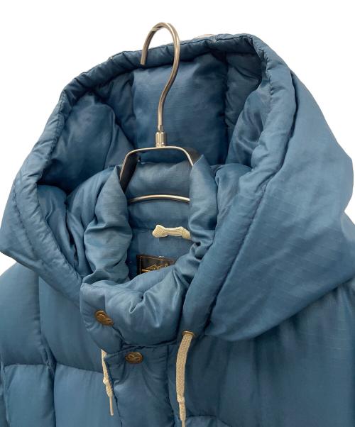 Eddie Bauer（エディーバウアー）Eddie Bauer (エディーバウアー) ダウンジャケット ブルー サイズ:実寸サイズにてご確認下さい。の古着・服飾アイテム