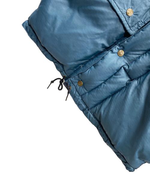 Eddie Bauer（エディーバウアー）Eddie Bauer (エディーバウアー) ダウンジャケット ブルー サイズ:実寸サイズにてご確認下さい。の古着・服飾アイテム