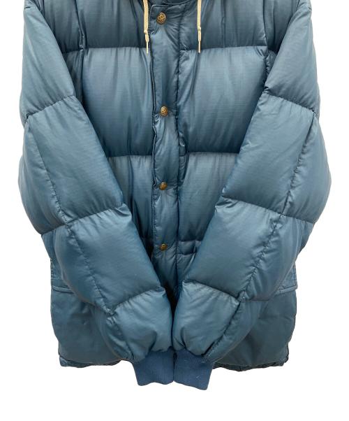 Eddie Bauer（エディーバウアー）Eddie Bauer (エディーバウアー) ダウンジャケット ブルー サイズ:実寸サイズにてご確認下さい。の古着・服飾アイテム