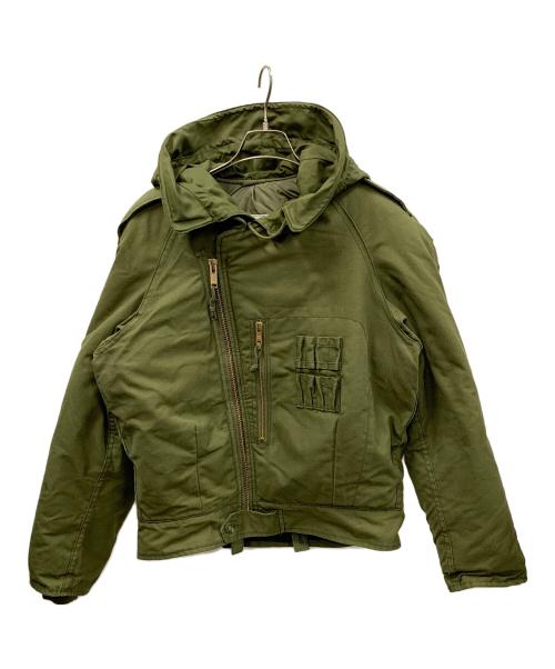 Canadian Army（カナダ軍）Canadian Army (カナダ軍) ミリタリージャケット COMBAT VEHICLE CREW CW（コンバット ビークル クルー CW） オリーブ サイズ:実寸サイズにてご確認くださいの古着・服飾アイテム