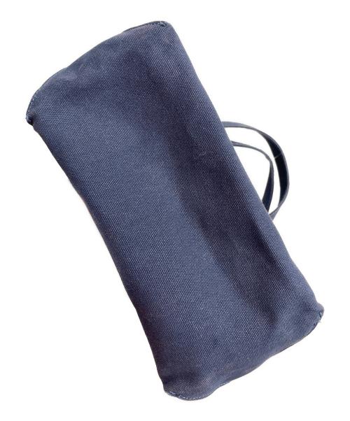 maison kitsune（メゾンキツネ）maison kitsune (メゾンキツネ) 2WAYバッグ ショルダーバッグ トートバッグ FOX HEAD SMALL TOTE（フォックス ヘッド スモール トート） ネイビー サイズ:実寸サイズにてご確認下さい。の古着・服飾アイテム