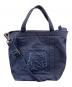 maison kitsune（メゾンキツネ）の古着「2WAYバッグ ショルダーバッグ トートバッグ FOX HEAD SMALL TOTE（フォックス ヘッド スモール トート）」｜ネイビー