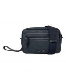 GUCCI（グッチ）の古着「ショルダーバッグ GGラバーエフェクトレザー」｜ブラック
