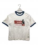 Hysteric Glamourヒステリックグラマー）の古着「リンガーTシャツ」｜ホワイト
