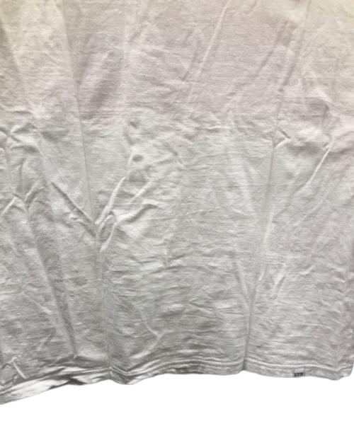 Hysteric Glamour（ヒステリックグラマー）Hysteric Glamour (ヒステリックグラマー) リンガーTシャツ ホワイト サイズ:Lの古着・服飾アイテム