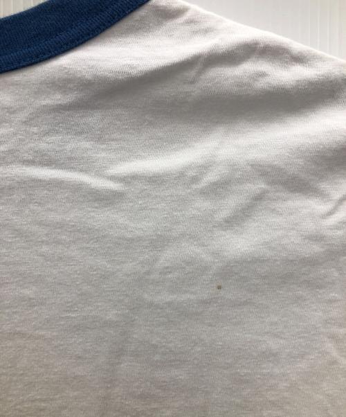 Hysteric Glamour（ヒステリックグラマー）Hysteric Glamour (ヒステリックグラマー) リンガーTシャツ ホワイト サイズ:Lの古着・服飾アイテム