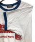 中古・古着 Hysteric Glamour (ヒステリックグラマー) リンガーTシャツ ホワイト サイズ:L：10000円