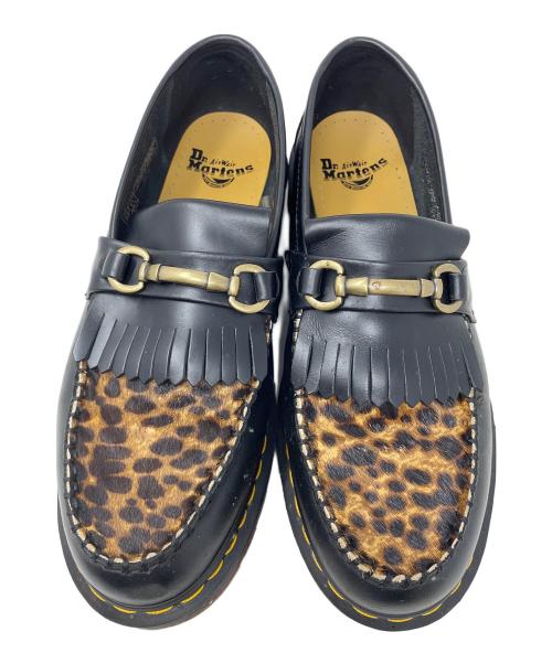 Dr.Martens（ドクターマーチン）Dr.Martens (ドクターマーチン) ローファー レオパードピットローファーシューズ ブラック サイズ:UK9の古着・服飾アイテム