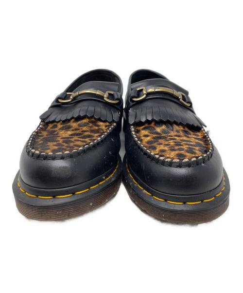 Dr.Martens（ドクターマーチン）Dr.Martens (ドクターマーチン) ローファー レオパードピットローファーシューズ ブラック サイズ:UK9の古着・服飾アイテム