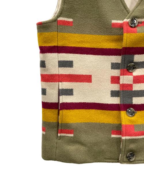 PENDLETON（ペンドルトン）PENDLETON (ペンドルトン) ウール混ベスト アースカラー サイズ:Sの古着・服飾アイテム
