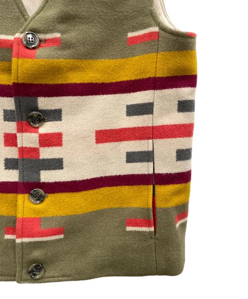 PENDLETON（ペンドルトン）PENDLETON (ペンドルトン) ウール混ベスト アースカラー サイズ:Sの古着・服飾アイテム