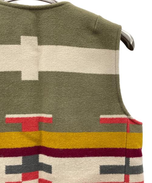 PENDLETON（ペンドルトン）PENDLETON (ペンドルトン) ウール混ベスト アースカラー サイズ:Sの古着・服飾アイテム