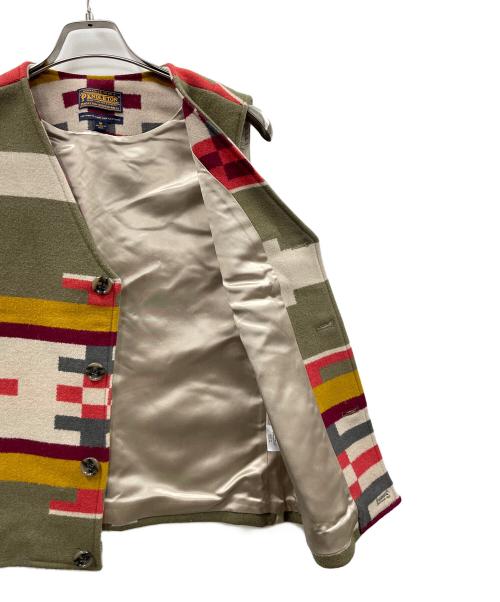 PENDLETON（ペンドルトン）PENDLETON (ペンドルトン) ウール混ベスト アースカラー サイズ:Sの古着・服飾アイテム