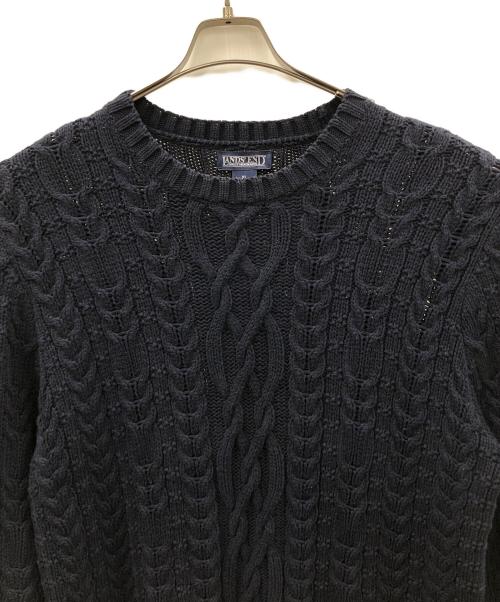 LAND'S END（ランズエンド）LAND'S END (ランズエンド) ニット ネイビー サイズ:Lの古着・服飾アイテム