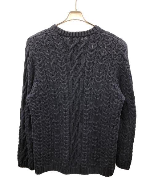 LAND'S END（ランズエンド）LAND'S END (ランズエンド) ニット ネイビー サイズ:Lの古着・服飾アイテム