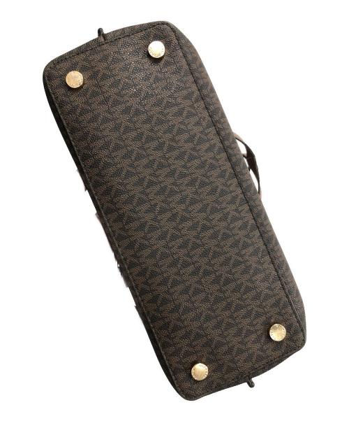 MICHAEL KORS（マイケルコース）MICHAEL KORS (マイケルコース) 2WAYバッグ ショルダーバッグ ハンドバッグ  エミリア サッチェル ブラウン サイズ:実寸サイズにてご確認下さい。の古着・服飾アイテム