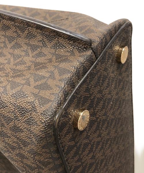 MICHAEL KORS（マイケルコース）MICHAEL KORS (マイケルコース) 2WAYバッグ ショルダーバッグ ハンドバッグ  エミリア サッチェル ブラウン サイズ:実寸サイズにてご確認下さい。の古着・服飾アイテム