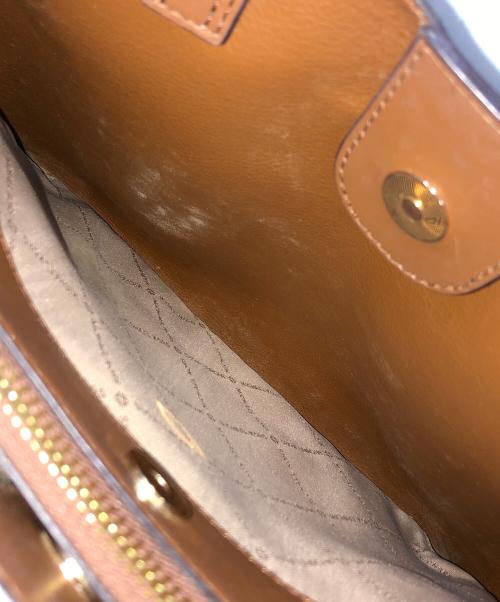 MICHAEL KORS（マイケルコース）MICHAEL KORS (マイケルコース) 2WAYバッグ ショルダーバッグ ハンドバッグ  エミリア サッチェル ブラウン サイズ:実寸サイズにてご確認下さい。の古着・服飾アイテム