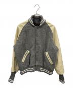 Allion AWARD JACKETアリオン アワード）の古着「アワードジャケット」｜グレー×アイボリー