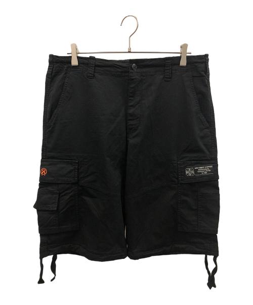 WEST COAST CHOPPERS（ウエストコーストチョッパーズ）WEST COAST CHOPPERS (ウエストコーストチョッパーズ) ハーフパンツ カーゴショートパンツ ブラック サイズ:XLの古着・服飾アイテム