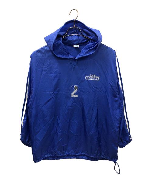 adidas（アディダス）adidas (アディダス) ナイロンプルオーバー ブルー サイズ:O-XOの古着・服飾アイテム