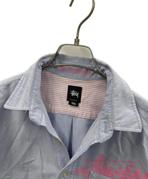 stussy（ステューシー）stussy (ステューシー) 長袖シャツ ラベンダー サイズ:SMALLの古着・服飾アイテム