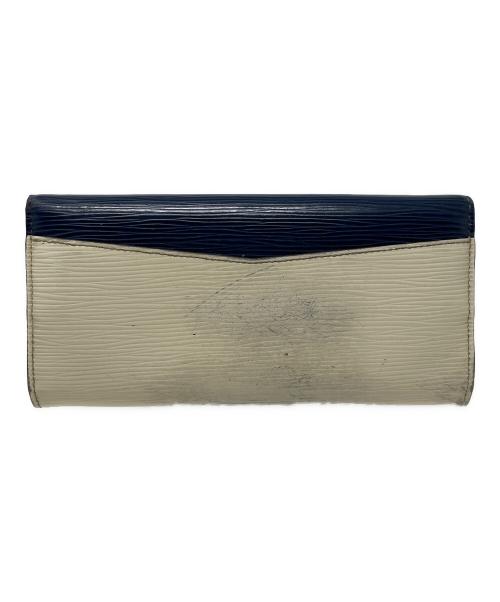 LOUIS VUITTON（ルイ ヴィトン）LOUIS VUITTON (ルイ ヴィトン) 長財布 エピ ポルトフォイユ・フロール ブルー×ホワイト サイズ:実寸サイズにてご確認ください。の古着・服飾アイテム