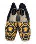 VERSACE (ヴェルサーチ) スリッポン エスパドリーユ ブラック×イエロー サイズ:41：22000円