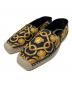 VERSACE（ヴェルサーチ）の古着「スリッポン エスパドリーユ」｜ブラック×イエロー