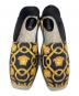 VERSACE (ヴェルサーチ) スリッポン エスパドリーユ ブラック×イエロー サイズ:42：22000円