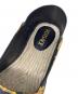 中古・古着 VERSACE (ヴェルサーチ) スリッポン エスパドリーユ ブラック×イエロー サイズ:42：22000円