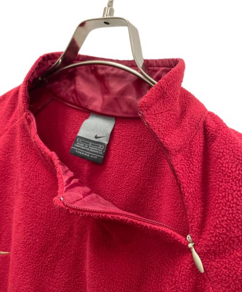 NIKE（ナイキ）NIKE (ナイキ) フリースプルオーバー レッド サイズ:MEN'S Lの古着・服飾アイテム