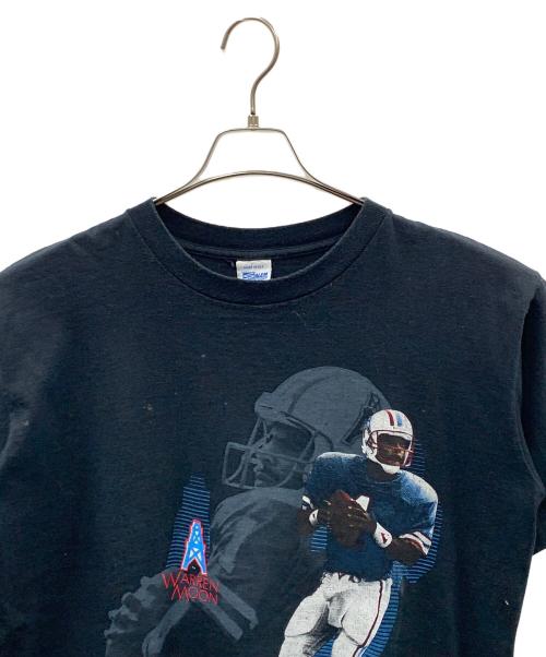 SALEM SPORTSWEAR（サレム スポーツウェア）SALEM SPORTSWEAR (サレム スポーツウェア) プリントTシャツ OILERS ブラック サイズ:Lの古着・服飾アイテム