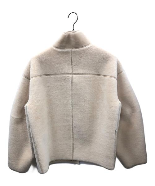 TODAYFUL（トゥデイフル）TODAYFUL (トゥデイフル) スタンドカラーボアジャケット アイボリー サイズ:36の古着・服飾アイテム