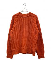 NIGEL CABOURN（ナイジェルケーボン）の古着「厚手ニット」｜オレンジ