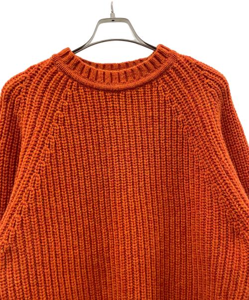 NIGEL CABOURN（ナイジェルケーボン）NIGEL CABOURN (ナイジェルケーボン) 厚手ニット オレンジ サイズ:54の古着・服飾アイテム