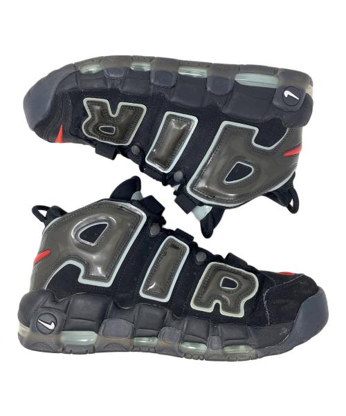 NIKE（ナイキ）NIKE (ナイキ) ハイカットスニーカー Air More Uptempo（エアモアアップテンポ） ブラック サイズ:27.5cmの古着・服飾アイテム