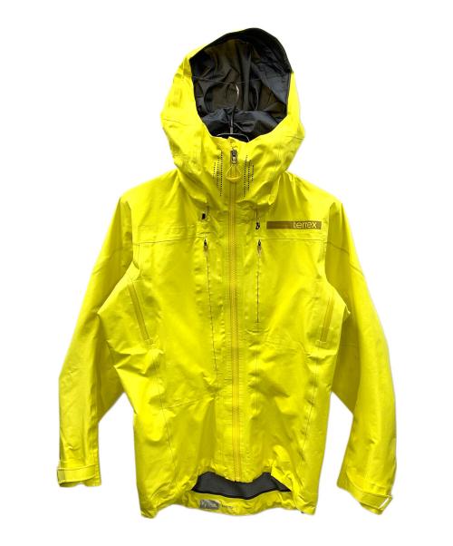 adidas（アディダス）adidas (アディダス) ナイロンジャケット TERREX イエロー サイズ:Mの古着・服飾アイテム