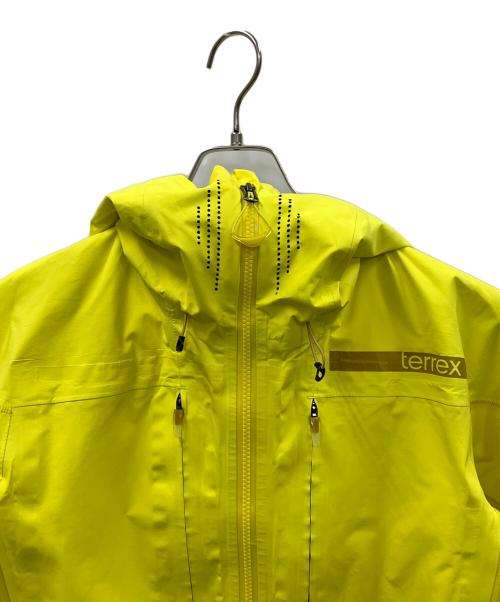 adidas（アディダス）adidas (アディダス) ナイロンジャケット TERREX イエロー サイズ:Mの古着・服飾アイテム