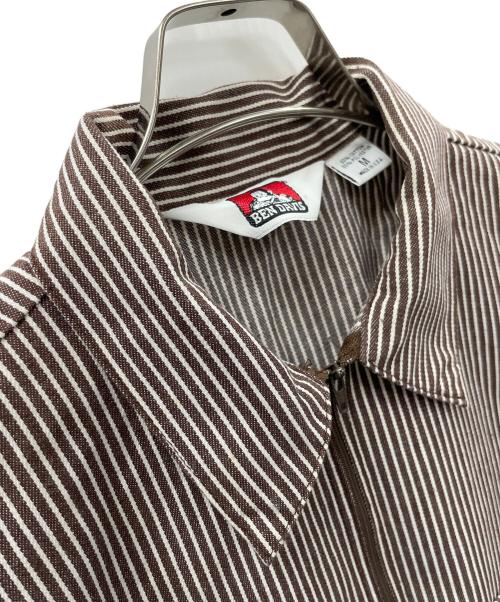 BEN DAVIS（ベンデイビス）BEN DAVIS (ベンデイビス) ワークシャツ ブラウン サイズ:Mの古着・服飾アイテム
