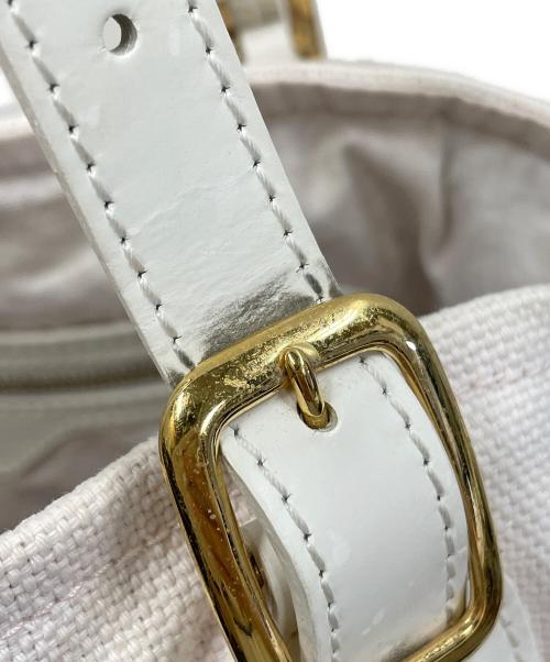 LOUIS VUITTON（ルイ ヴィトン）LOUIS VUITTON (ルイ ヴィトン) トートバッグ タイシエンヌ PM アイボリー サイズ:実寸サイズにてご確認下さい。の古着・服飾アイテム