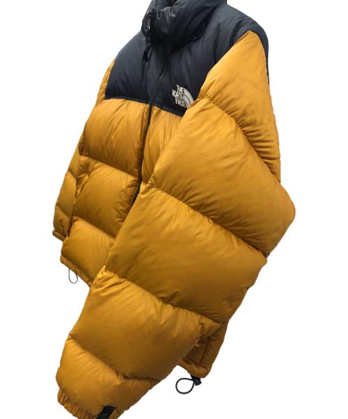 THE NORTH FACE（ザ ノース フェイス）THE NORTH FACE (ザ ノース フェイス) ダウンジャケット Retro Nuptse Jacket (レトロヌプシジャケット) オレンジ×ブラック サイズ:SPの古着・服飾アイテム